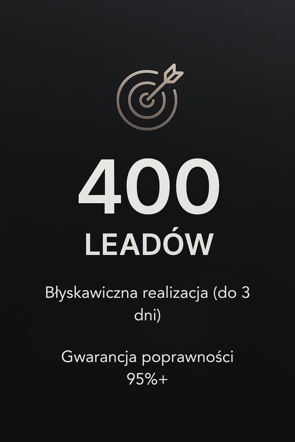 Pakiet Pro: 400 precyzyjnych leadów